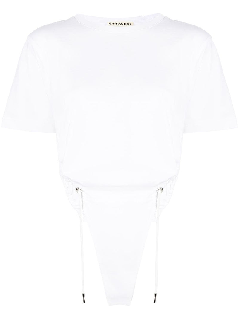 Y/PROJECT WOMEN CLASSIC RUCHED BODY T-SHIRT