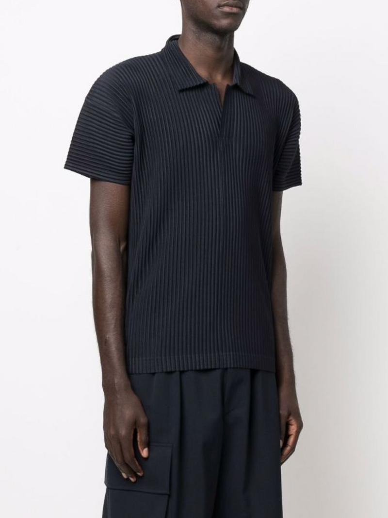 HOMME PLISSE ISSEY MIYAKE MEN PLEATED POLO - NOBLEMARS