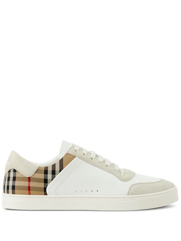 BURBERRY Men Vintage Check Panelled Sneakers - NOBLEMARS