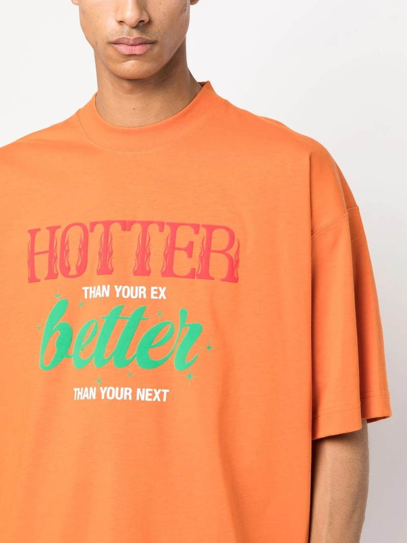 VETEMENTS UNISEX HOTTER THAN YOUR EX T-SHIRT - NOBLEMARS