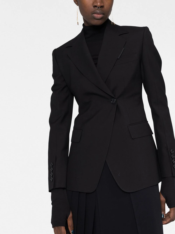 BURBERRY WOMEN SINGLE BUTTON TAILORED JACKET - NOBLEMARS