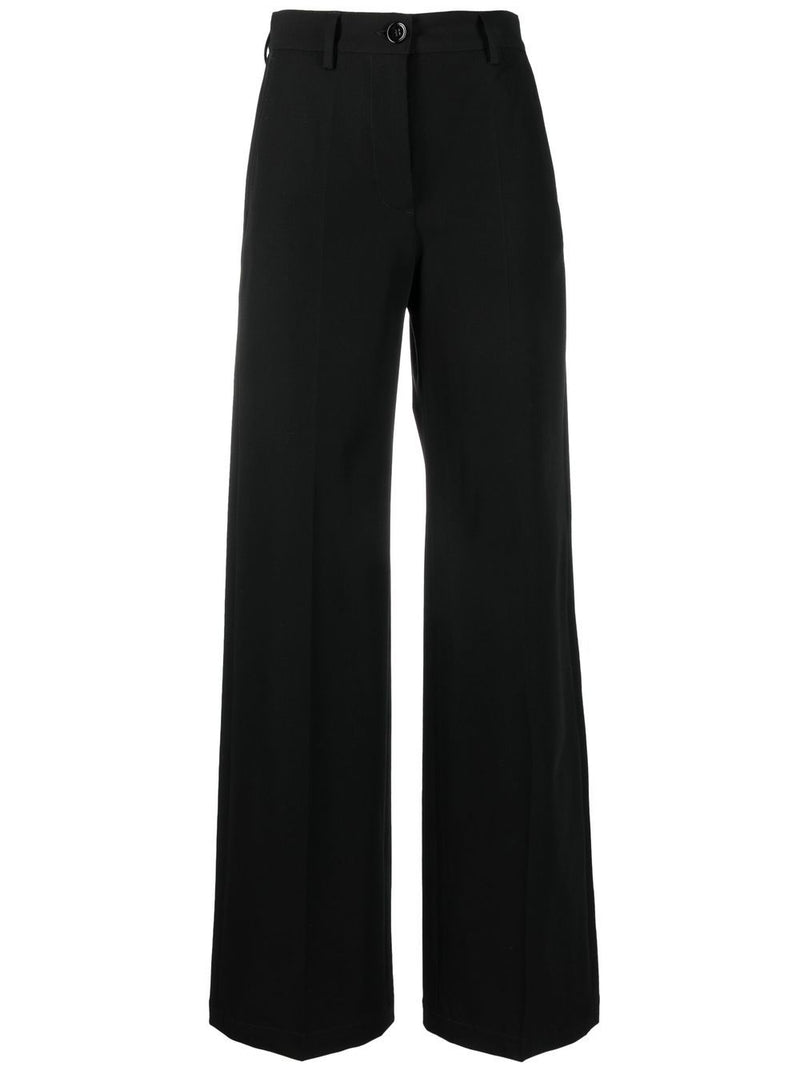 MM6 WOMEN LONG STRAIGHT TAILORED TROUSERS - NOBLEMARS