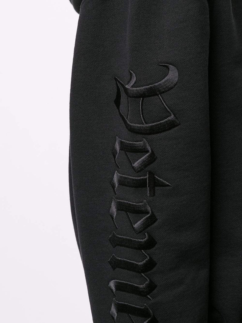 VETEMENTS UNISEX GOTHIC FONT CROPPED HOODIE - NOBLEMARS