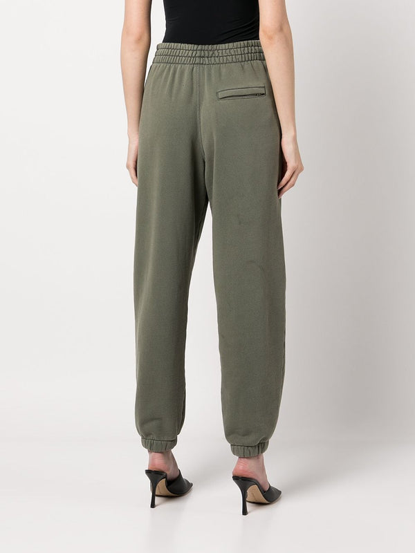 T BY ALEXANDER WANG WOMEN STRUCTURED TERRY CLASSIC SWEATPANT WITH PUFF PAINT LOGO - NOBLEMARS