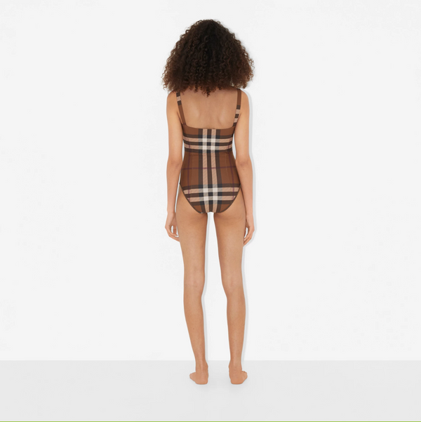 BURBERRY Women Vintage Check One Piece Swimsuit - NOBLEMARS