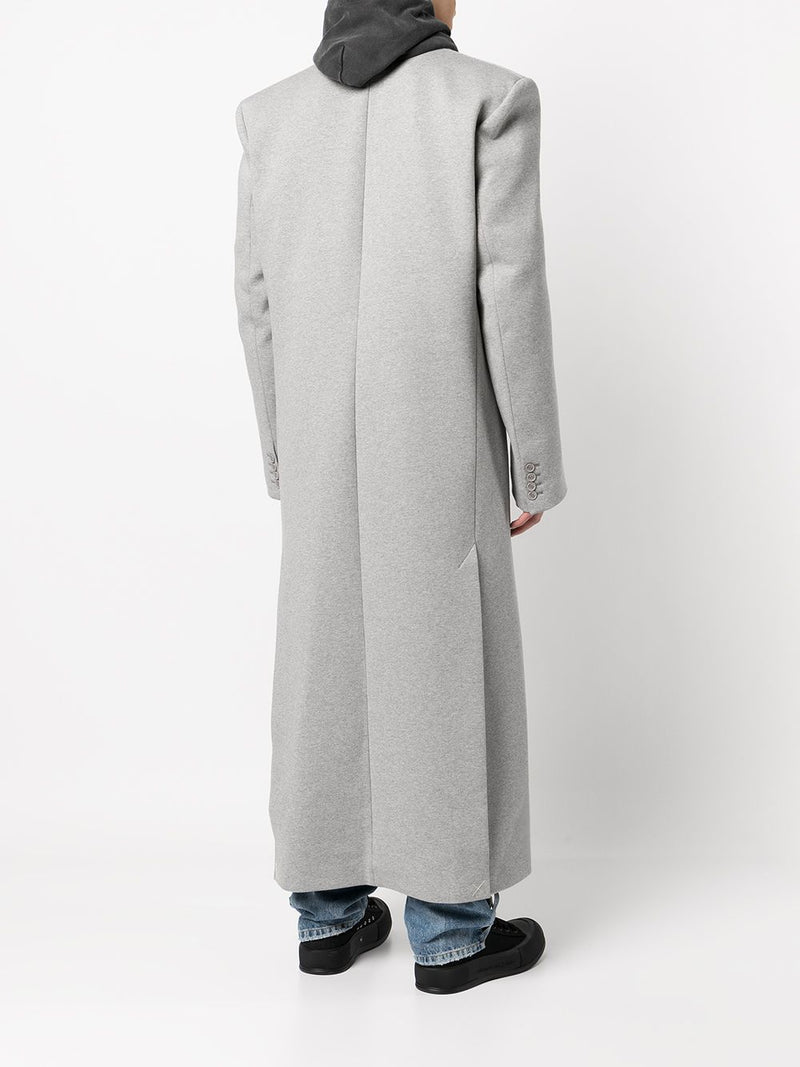 VETEMENTS UNISEX BOXY SINGLE BREASTED MOLTON TAILORED COAT - NOBLEMARS