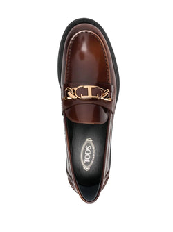TOD'S WOMEN GOMMA LEATHER LOAFER - NOBLEMARS