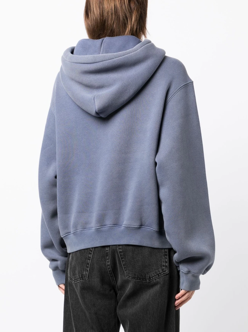 T BY ALEXANDER WANG WOMEN Essential Terry Hoodie With Puff Paint Logo - NOBLEMARS