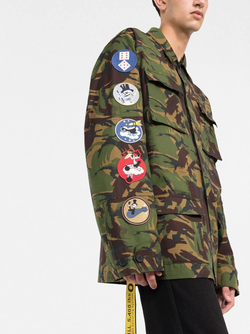 OFF-WHITE MEN CAMOU PATCH FIELD JACKET - NOBLEMARS