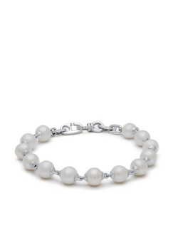 MAOR CONSI BRACELET IN SILVER WITH WHITE PEARL - NOBLEMARS