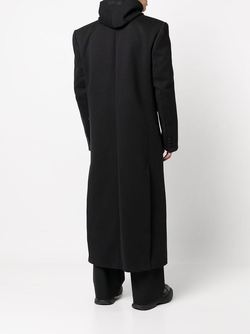 VETEMENTS UNISEX BOXY SINGLE BREASTED MOLTON TAILORED COAT - NOBLEMARS