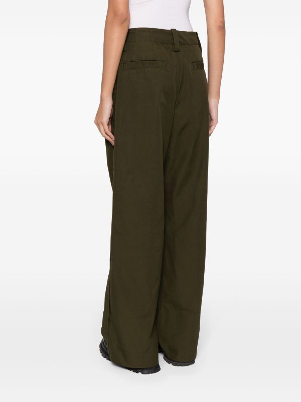 MERYLL ROGGE WOMEN COTTON PLEATED TROUSERS - NOBLEMARS