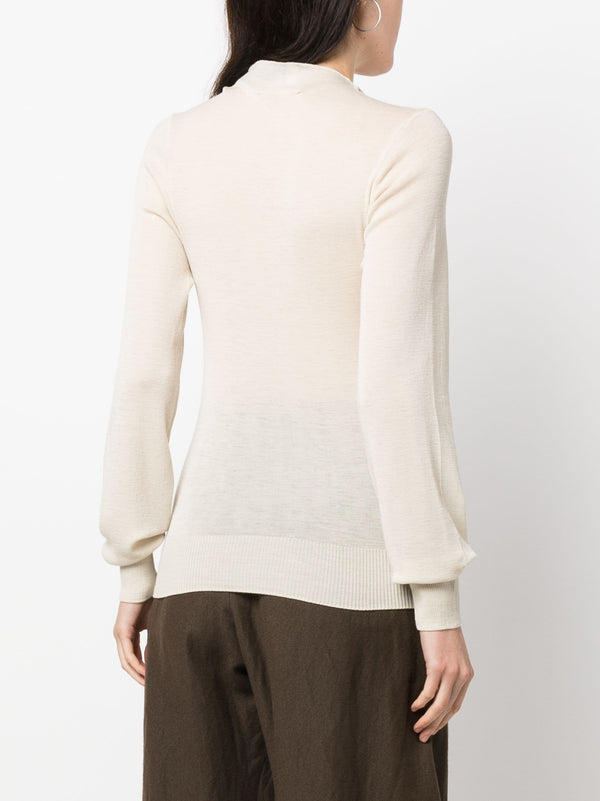 LEMAIRE WOMEN FITTED SEAMLESS CARDIGAN - NOBLEMARS