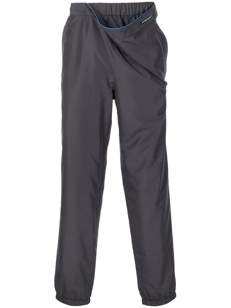 Y/PROJECT MEN LAZY NYLON TROUSERS - NOBLEMARS