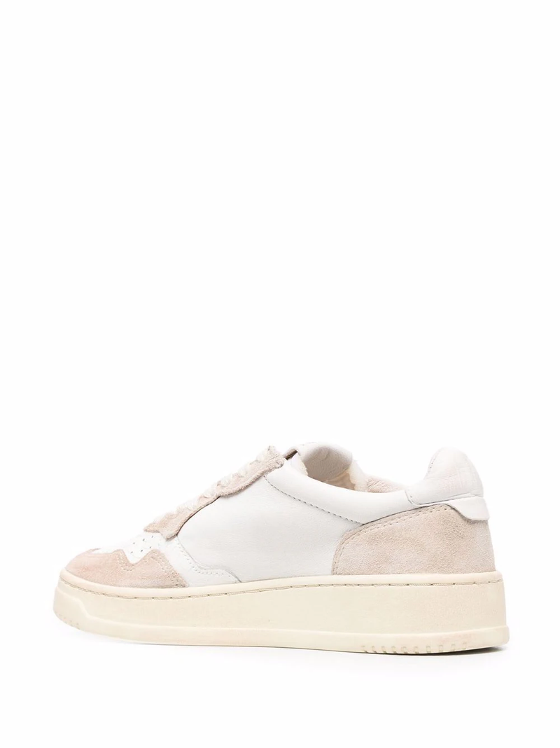 AUTRY WOMEN MEDALIST LOW LEATHER SNEAKERS - NOBLEMARS