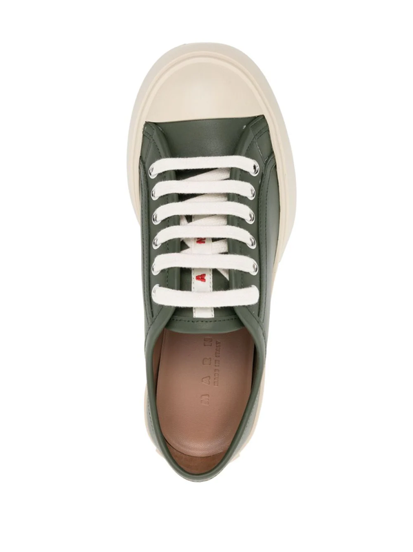 MARNI WOMEN LACED UP PABLO SMOOTH CALF LEATHER SNEAKERS - NOBLEMARS