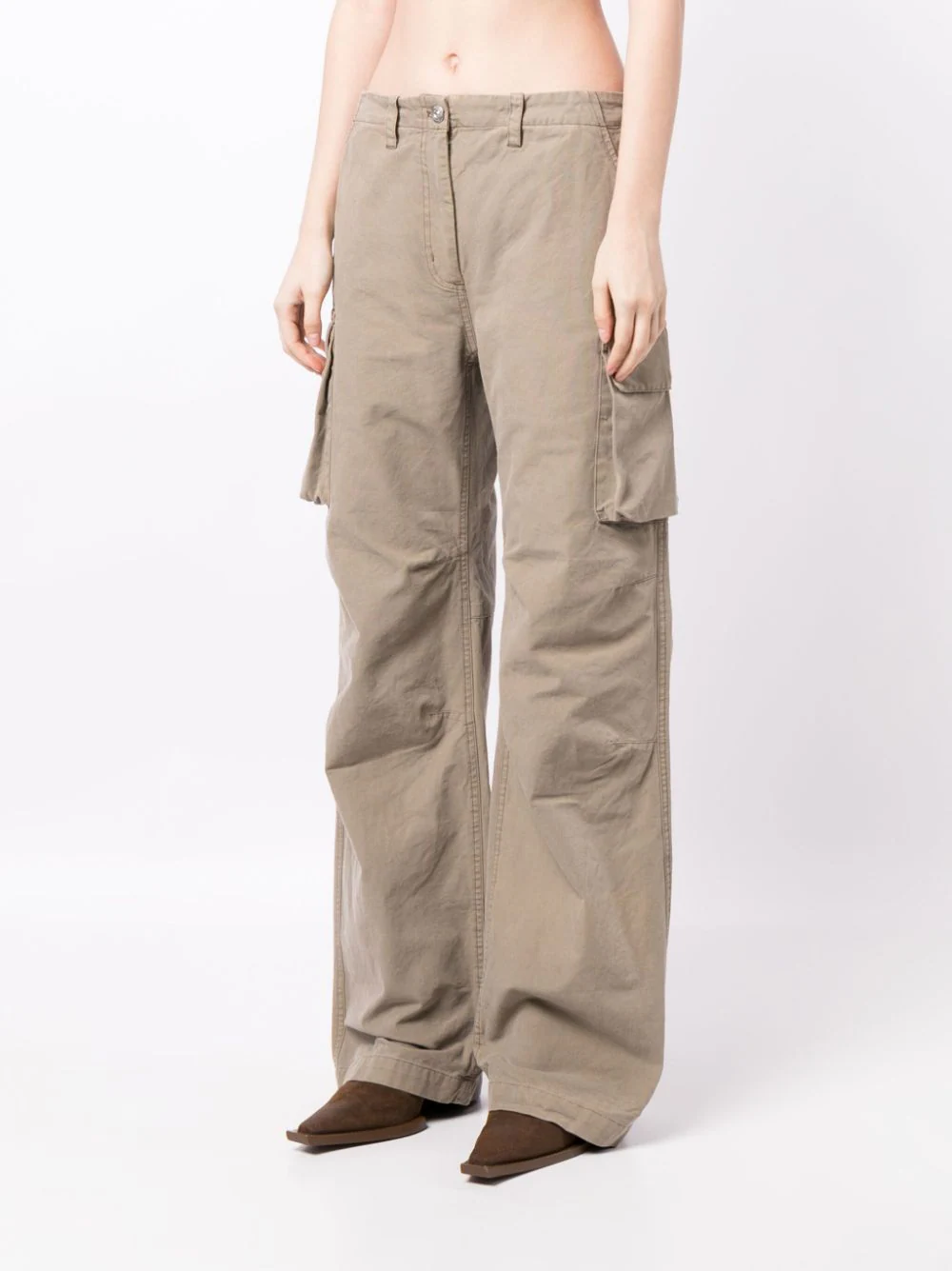 Summit Hayburn Linen Cargo Trousers (Pumice)