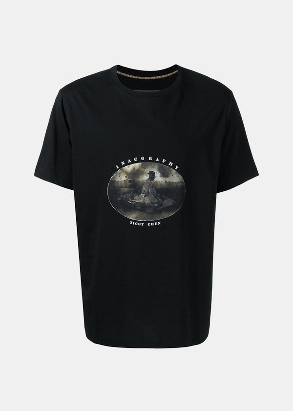 Ziggy Chen Black Basic Graphic T-Shirt - NOBLEMARS