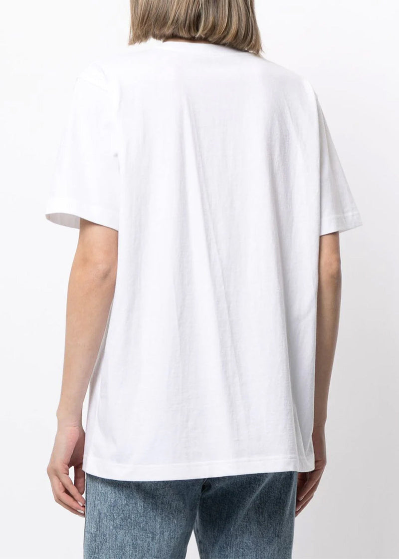 Kimhēkim White Logo T-Shirt - NOBLEMARS