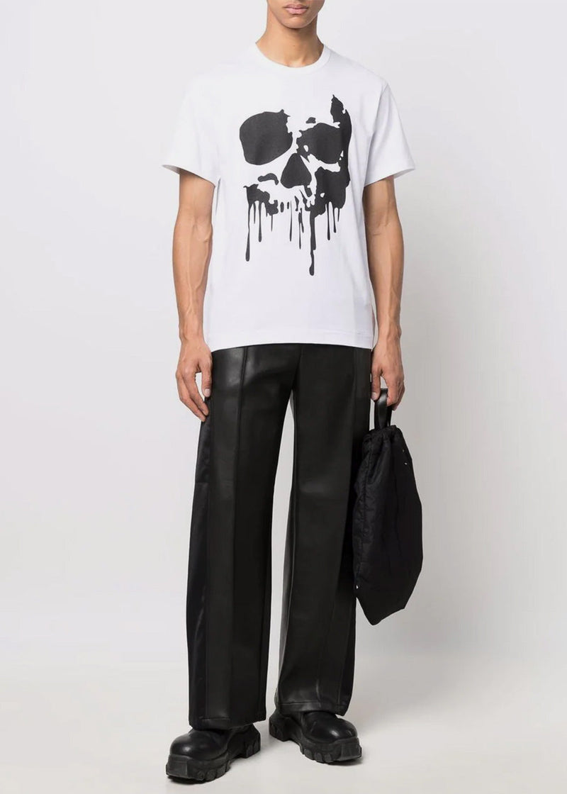 Comme des Garçons Homme Plus White Skull Print T-Shirt - NOBLEMARS