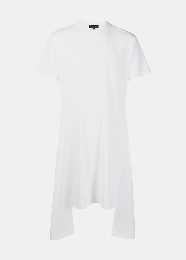 Comme des Garçons Homme Plus White Print Long T-Shirt - NOBLEMARS