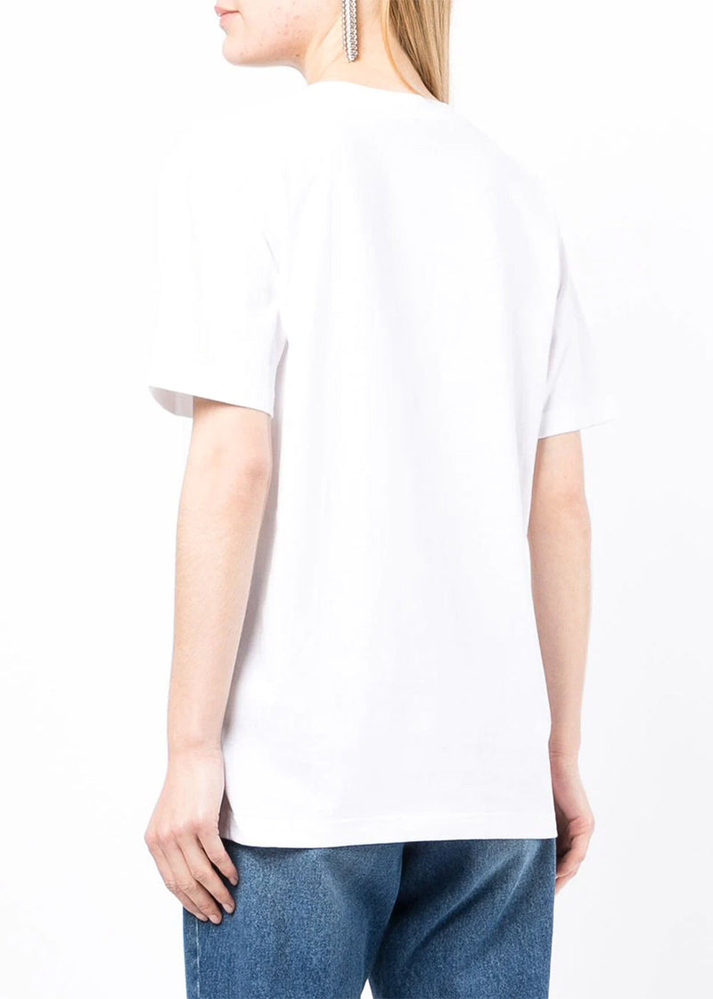 Kimhēkim White Logo Rose T-Shirt - NOBLEMARS