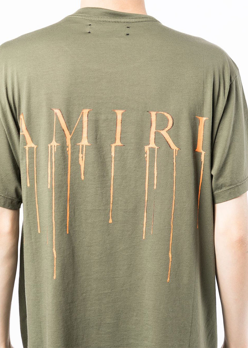 Amiri Paint drip core logo t-shirt - black 
