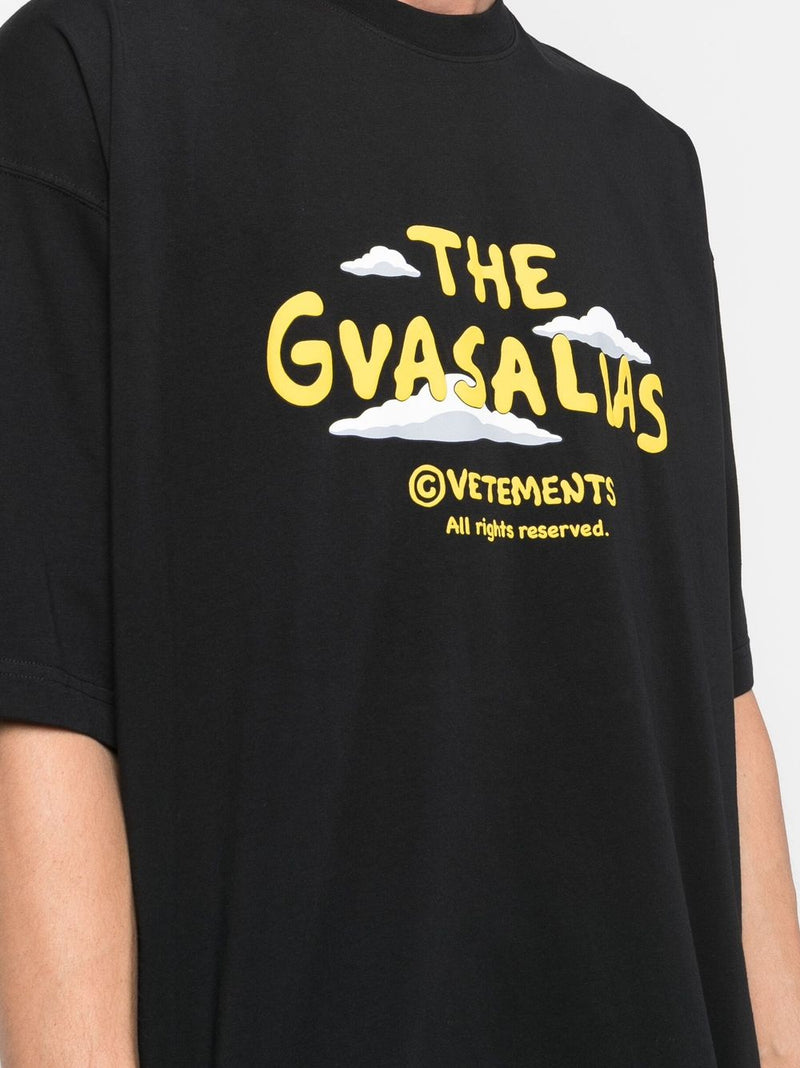 VETEMENTS UNISEX THE GVASALIAS CARTOON LOGO T-SHIRT - NOBLEMARS