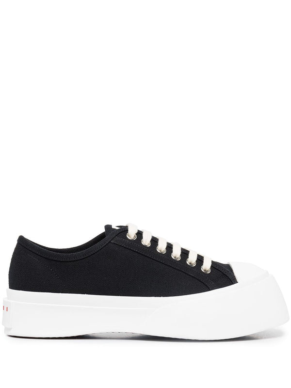 MARNI WOMEN LACED UP PABLO CANVAS SNEAKER