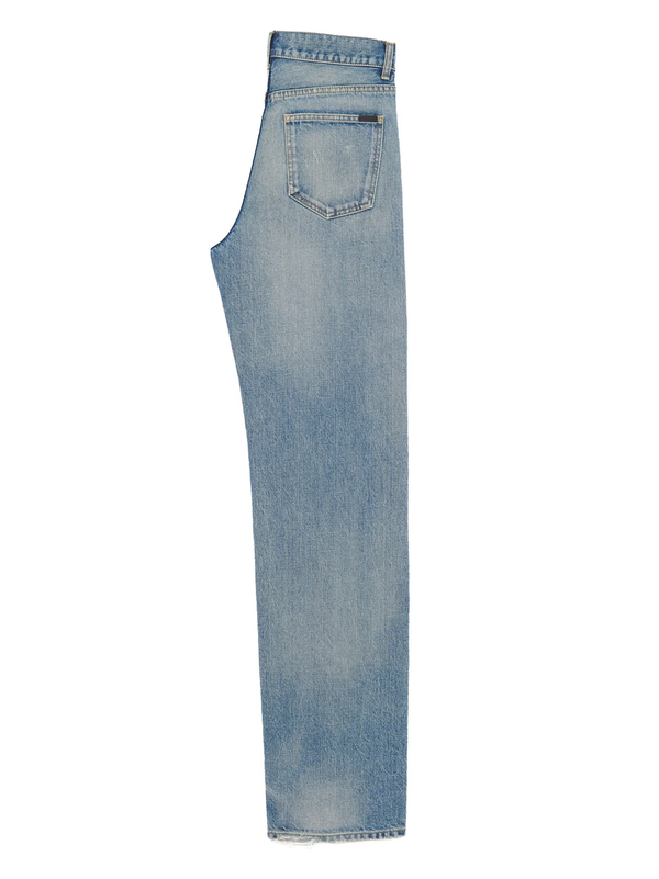 SAINT LAURENT Men Adjusted Maxi Long B Jeans - NOBLEMARS