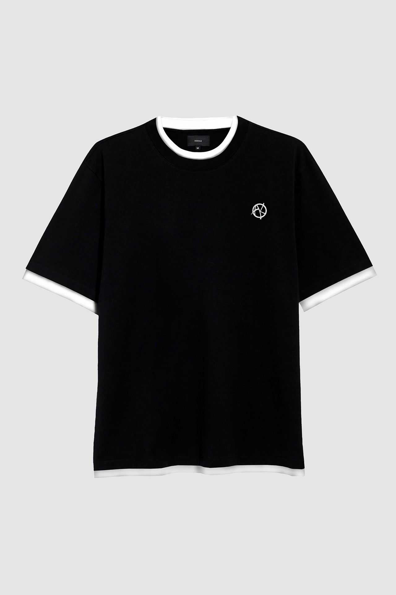 AK LOGO MOCKNECK T-SHIRT