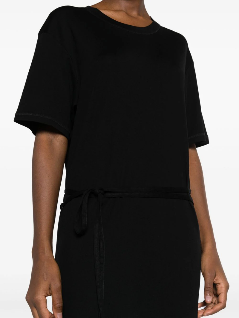 LEMAIRE Women Belted Rib T-Shirt Dress - NOBLEMARS