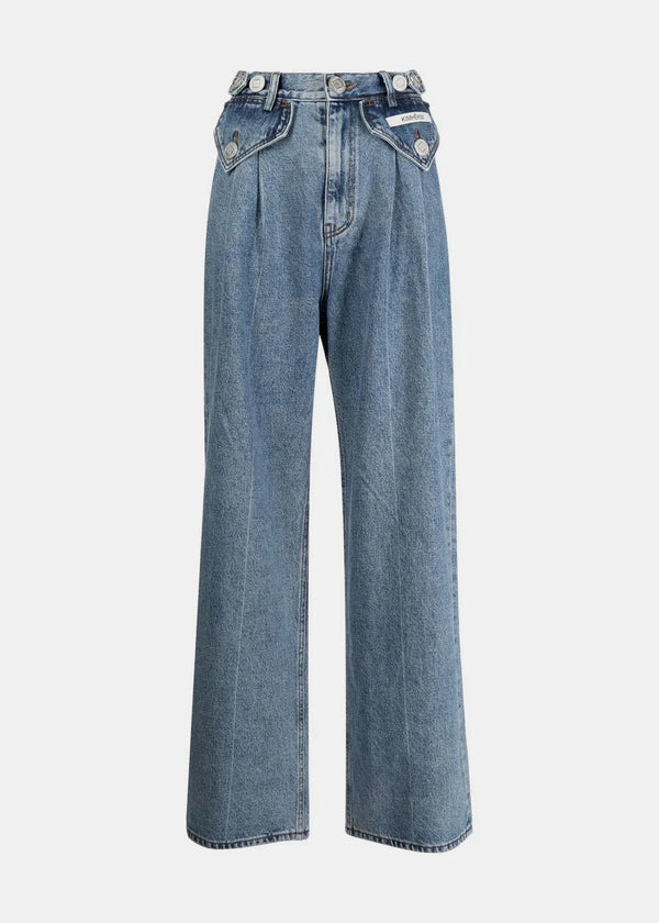 Kimh¨¥kim Blue Two-Pocket Denim Jeans - NOBLEMARS