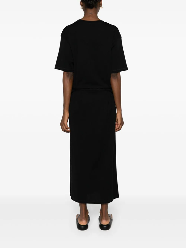 LEMAIRE Women Belted Rib T-Shirt Dress - NOBLEMARS