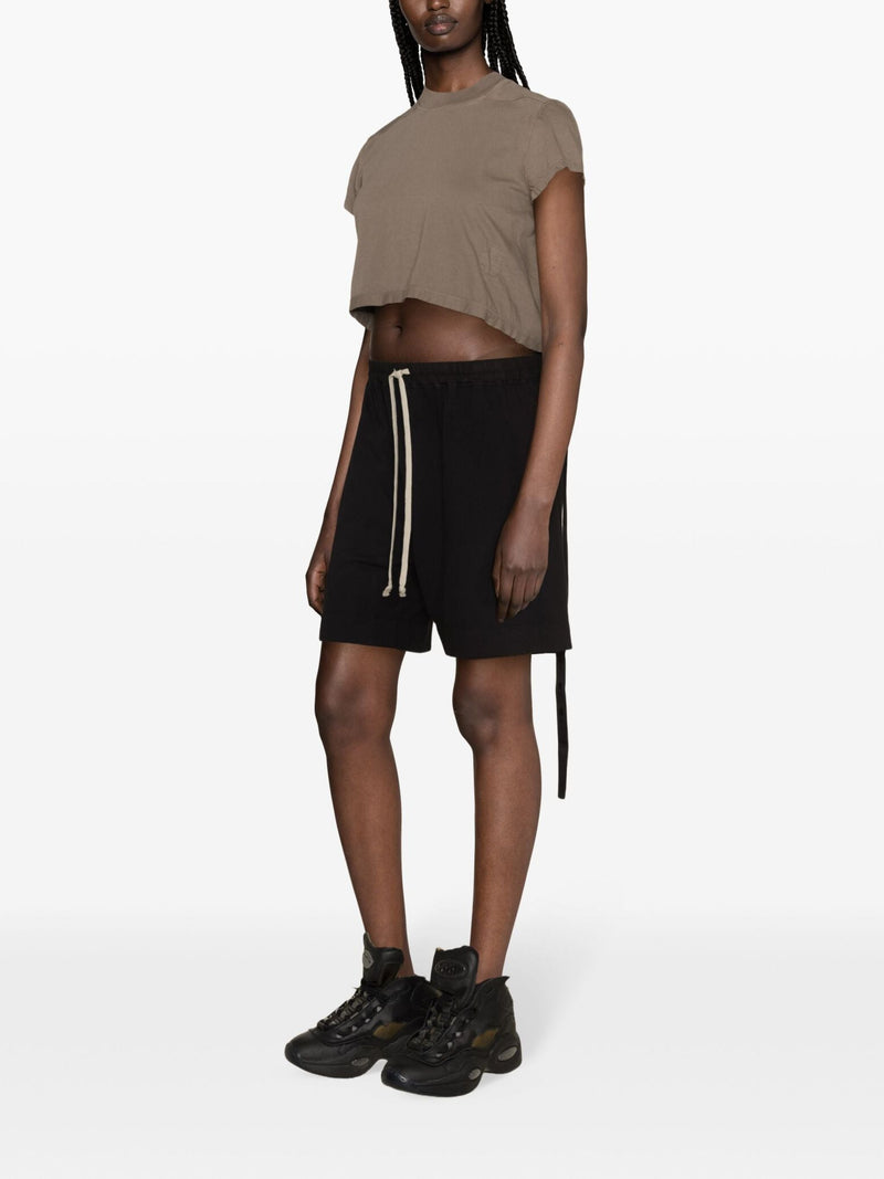 RICK OWENS DRKSHDW Women Cropped Small Level T-Shirt - NOBLEMARS