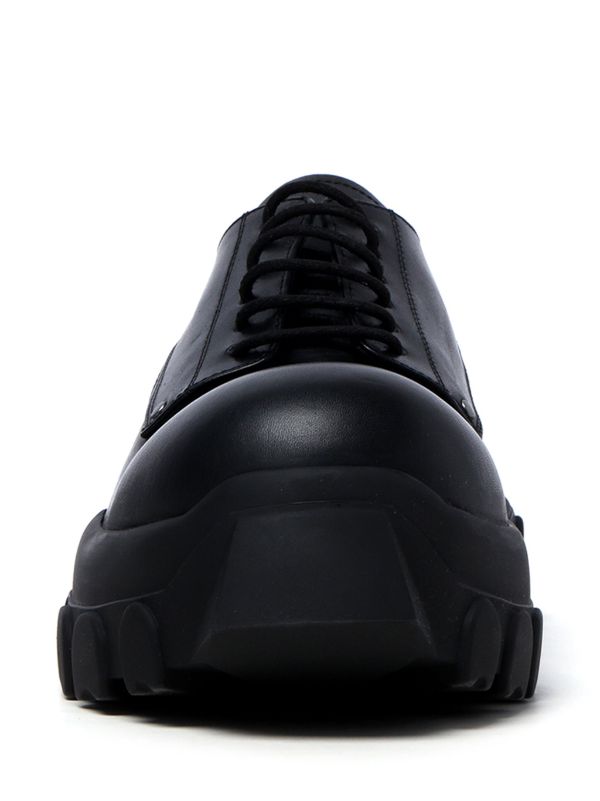 RICK OWENS Women Lace up Bozo Tractor Sneaks - NOBLEMARS