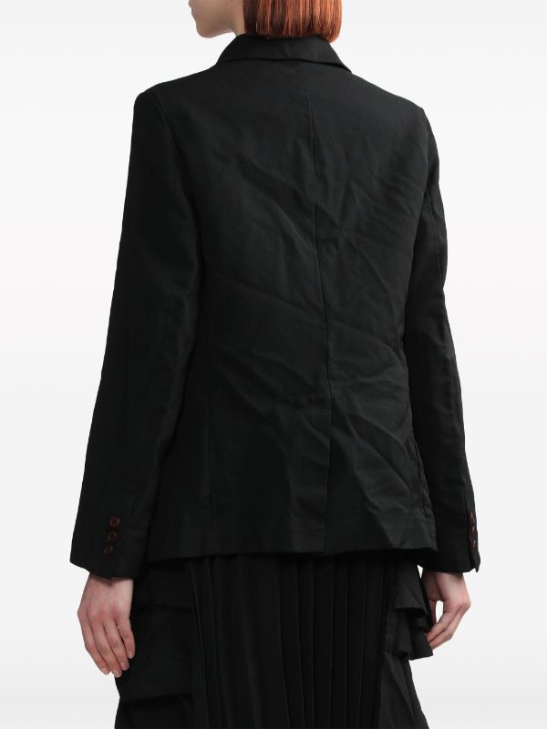 COMME DES GARCONS BLACK Women Button Jacket - NOBLEMARS