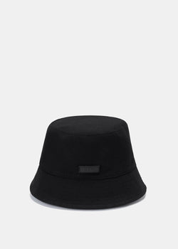 Team Wang Black Reversible Monogram Bucket Hat - NOBLEMARS
