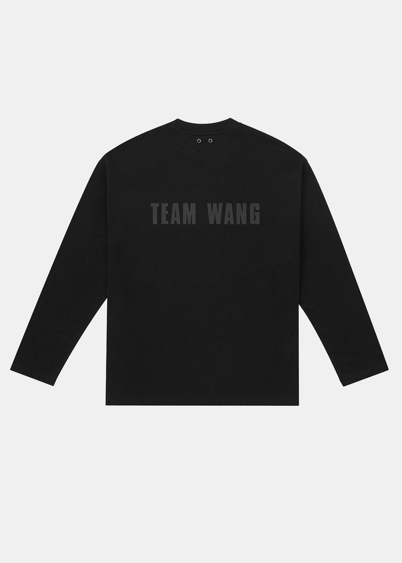 Team Wang Black LS Logo T-Shirt - NOBLEMARS