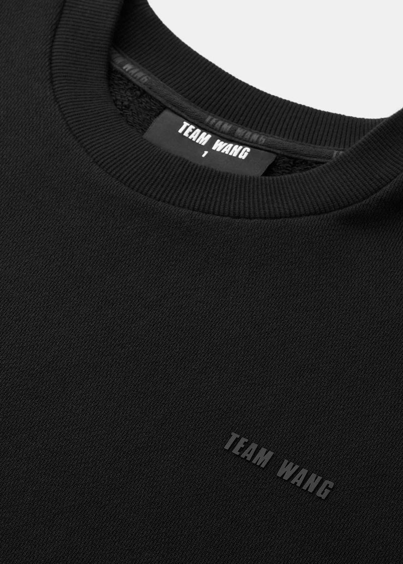 Team Wang Black Logo Sweatshirt - NOBLEMARS