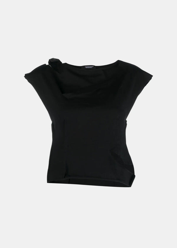 Undercover Black Cut-Out Tank Top - NOBLEMARS