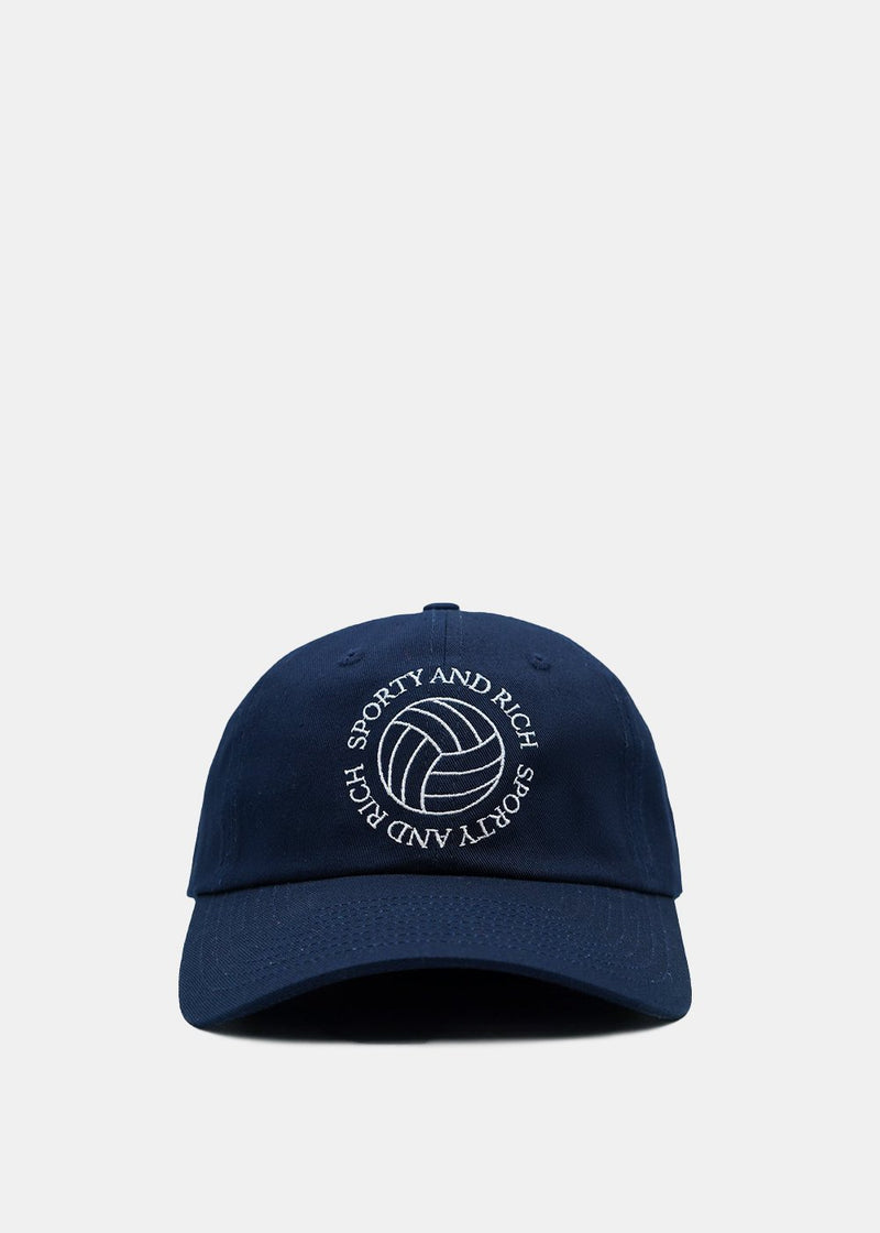 Sporty & Rich Navy Valleyball Hat - NOBLEMARS